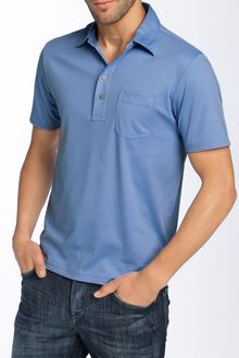 Michael Kors Metal Button Trim Fit Polo - Lyst