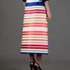 Stella Mccartney Striped Skirt in Multicolor (cream) - Lyst