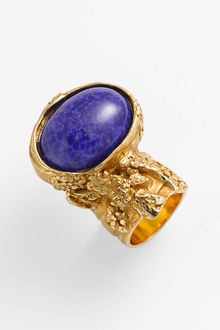 Yves Saint Laurent Arty Oval Metal Ring - Lyst