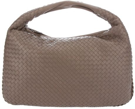 Bottega Veneta Woven Leather Bag in Brown - Lyst