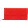 Bottega Veneta Woven Clutch in Orange - Lyst