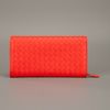 Bottega Veneta Woven Clutch in Orange - Lyst