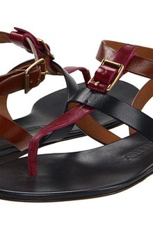 Burberry Leather Buckle Gladiator Sandals - Lyst