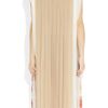 Chloé Pleated Sikgeorgette Dress in Pink (multicolored) - Lyst