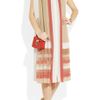 Chloé Pleated Sikgeorgette Dress in Pink (multicolored) - Lyst