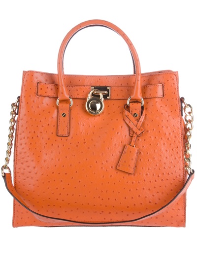 michael kors tote bag orange