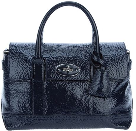 Mulberry Holiday Small Bayswater Satchel in Blue (midnight) - Lyst