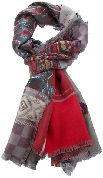 Pierre Louis Mascia Print Scarf - Lyst