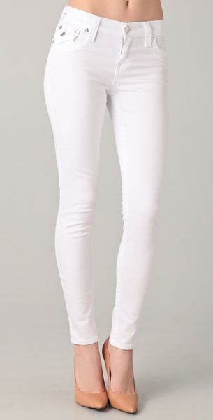 True Religion Serena Legging Jeans in White - Lyst