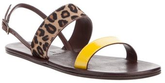 Avec Moderation Leopard Print Sandal - Lyst