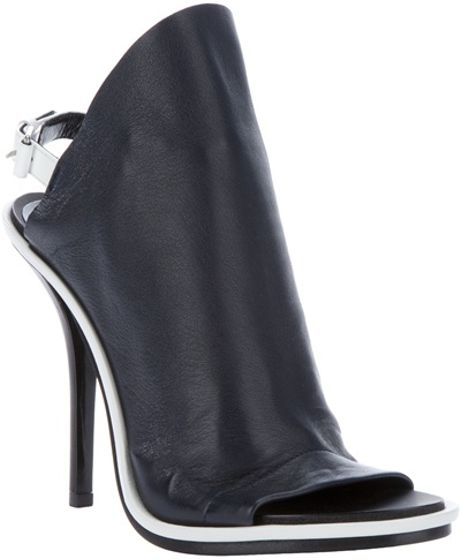 Balenciaga Open Toe Sandal in Blue - Lyst