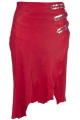 Balmain Vintage Studded Tab Skirt