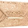 Bcbgmaxazria Bcbg Womens Rue Clutch in Beige (camel) - Lyst