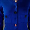 Burberry Prorsum Multicoloured Button Cardigan in Blue (multicoloured) - Lyst