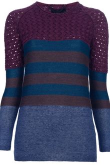Burberry Prorsum Panelled Top - Lyst