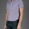 Carven Cotton Shirt in Blue for Men - Lyst