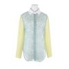 Carven  Lace Blouse  in Blue (green) - Lyst