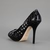 Dior Peep Toe Pump in Black - Lyst