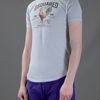 Dsquared2 Printed Crew Neck Tshirt in Gray for Men (grey) - Lyst