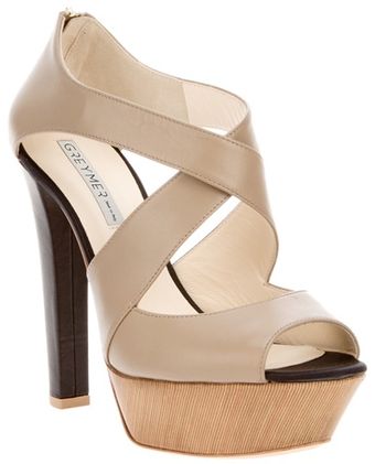 Grey Mer Platform Sandal - Lyst