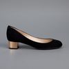 Gucci Block Heel Pump in Black - Lyst