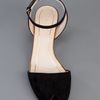 Gucci Peep Toe Sandal in Black - Lyst