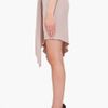 Hussein Chalayan Taupe Silk Trimmed Drape Skirt in Purple (taupe) - Lyst