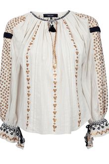 Isabel Marant Puff Sleeve Blouse - Lyst