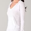 James Perse Simple Hoodie in White - Lyst