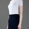 Jil Sander Poli Stretch Tshirt in White - Lyst