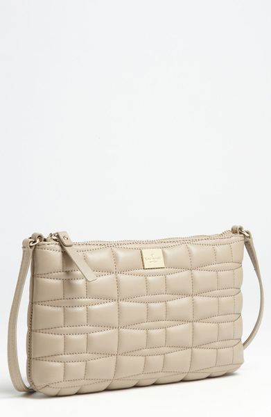 Kate Spade Signature Spade Janelle Crossbody Bag in Beige (dark chino) - Lyst