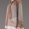 L'agence Silk Scarf Blouse in Brown - Lyst
