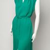 Lanvin Sleeveless Robe Dress in Green - Lyst