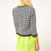 Msgm Msgm Short Tweed Jacket in Black (blackwhite) - Lyst