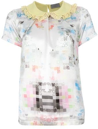 Preen Pixel Blouse - Lyst