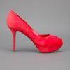 Sergio Rossi Peep Toe Shoe in Red - Lyst