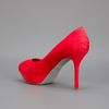 Sergio Rossi Peep Toe Shoe in Red - Lyst