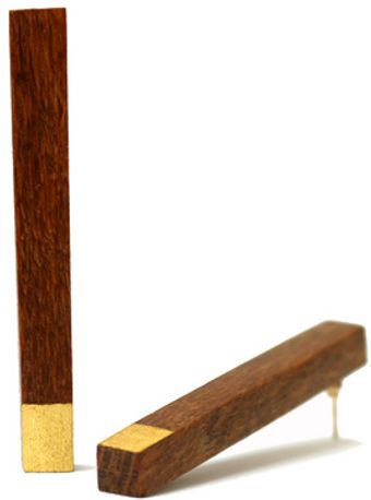 Sophie Monet Leopard Wood Bar Earrings - Lyst