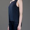 Theyskens' Theory Short Back Tank in Black - Lyst