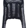 Theyskens' Theory Loose Knit Sweater in Blue (navy) - Lyst