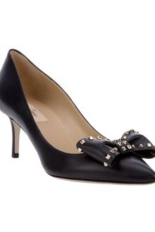 Valentino Kitten Heel with Bow Detail - Lyst