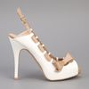 Valentino Bow Detail Pump in White - Lyst