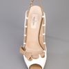 Valentino Bow Detail Pump in White - Lyst