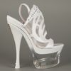 Versace Platform Sandal in White (grey) - Lyst