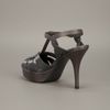 Yves Saint Laurent Tribute Sandal in Gray (grey) - Lyst
