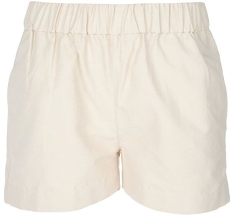 Acne Ninette Shorts in Beige (cream) - Lyst