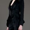 Alexander Mcqueen Peplum Front Jacket in Black - Lyst