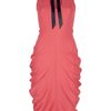 Alexander Mcqueen Sleeveless Dress in Pink (coral) - Lyst