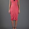 Alexander Mcqueen Sleeveless Dress in Pink (coral) - Lyst
