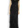 Anna Sui Embellished Tulle Gown in Black - Lyst